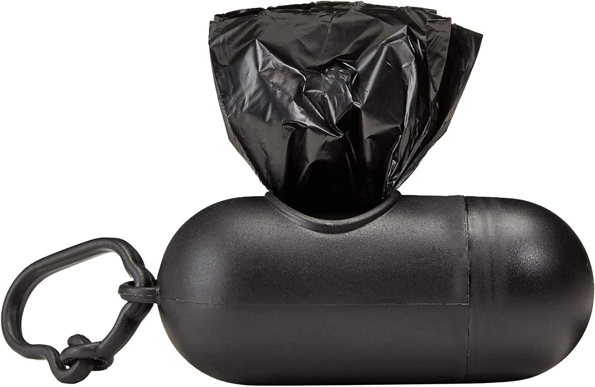Dog Poop/Waste Bags with Dispenser and Leash Clip, Unscented, 300 Bags (20 Packs of 15 Bags)