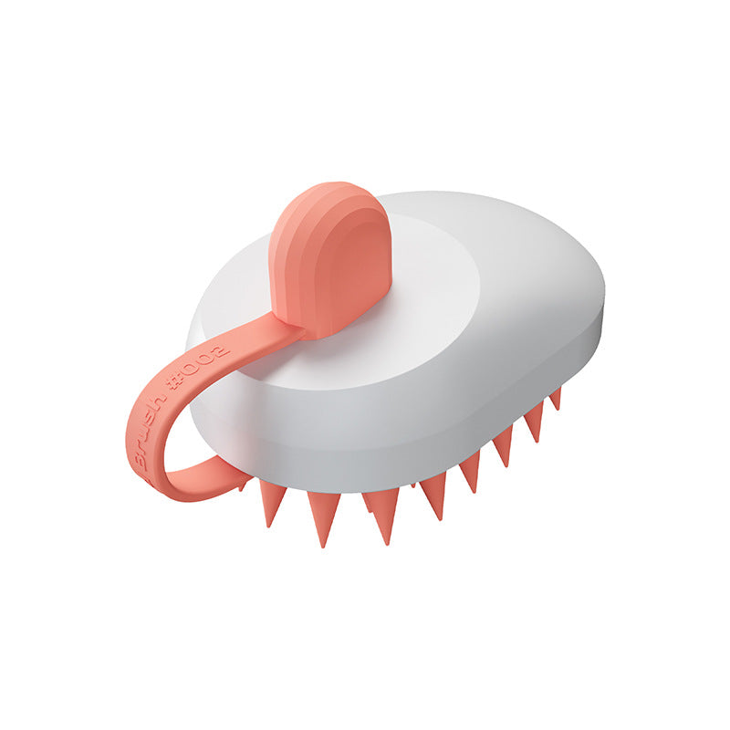 Soft Silicone Pet Hair Remover Comb - Handheld Bath and Shower Brush for Dogs and Cats, Ideal for Cleaning and Massage