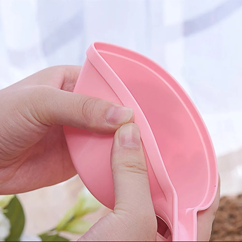 Set of 3 Premium Plastic Pet Feeding Scoops for Cats and Dogs