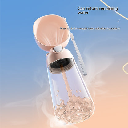 Portable Pet Water and Food Dispenser - Travel Bowl for Dogs and Cats
