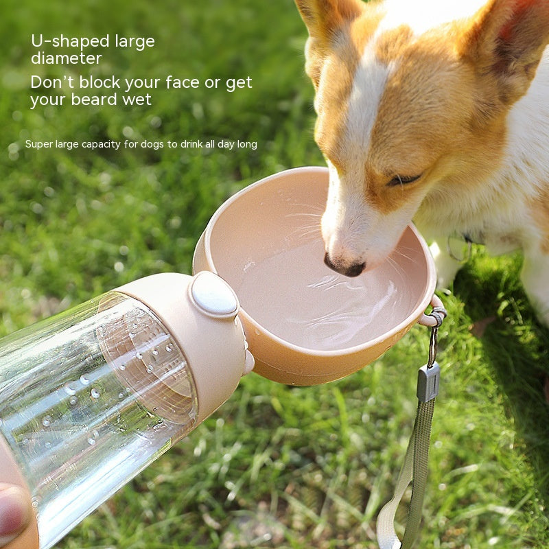 Portable Pet Water and Food Dispenser - Travel Bowl for Dogs and Cats