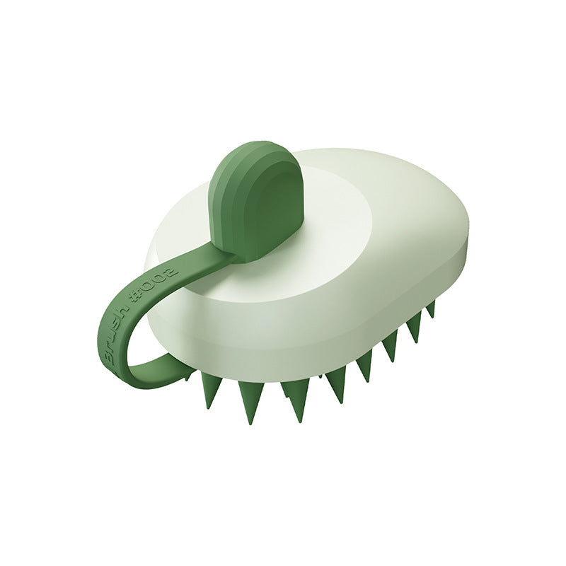 Soft Silicone Pet Hair Remover Comb - Handheld Bath and Shower Brush for Dogs and Cats, Ideal for Cleaning and Massage
