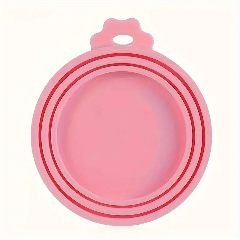 1 Reusable Silicone Pet Can Lid Bpa Free, Suitable for Most Sized Dog and Cat Cans - Keeps Food Fresh Prevents Bacterial Odors