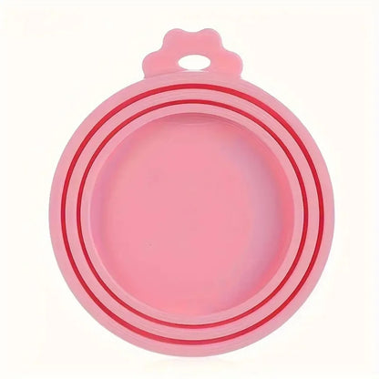 1 Reusable Silicone Pet Can Lid Bpa Free, Suitable for Most Sized Dog and Cat Cans - Keeps Food Fresh Prevents Bacterial Odors