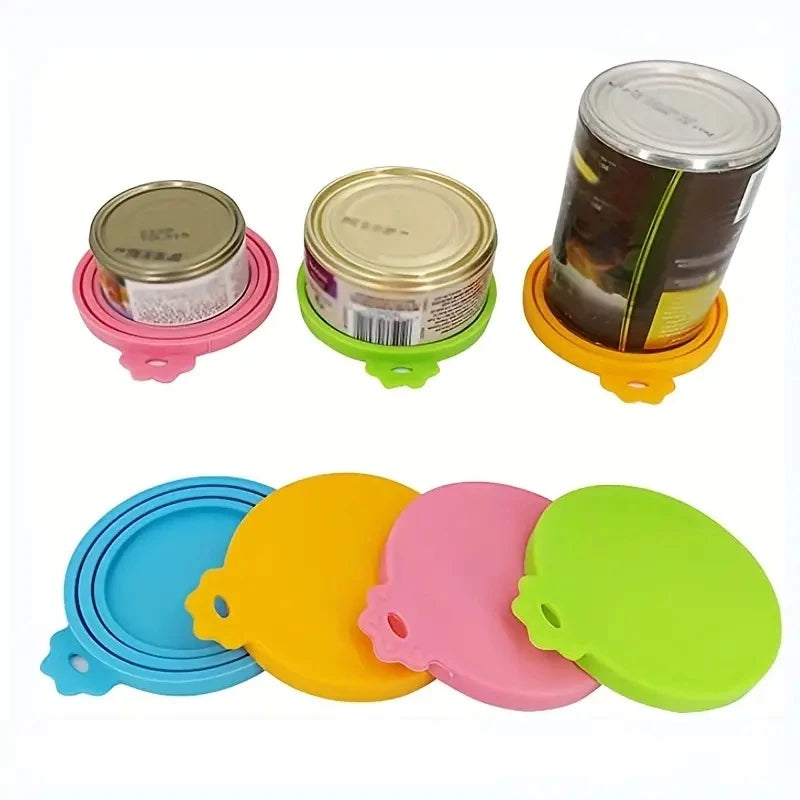 1 Reusable Silicone Pet Can Lid Bpa Free, Suitable for Most Sized Dog and Cat Cans - Keeps Food Fresh Prevents Bacterial Odors